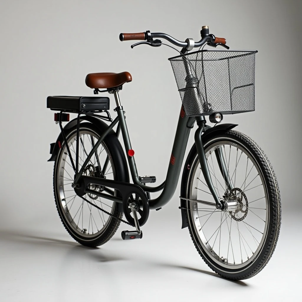 cycle with front basket emoji