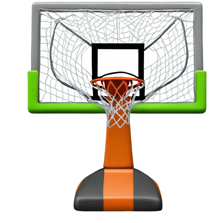 Making a basketball hoop emoji