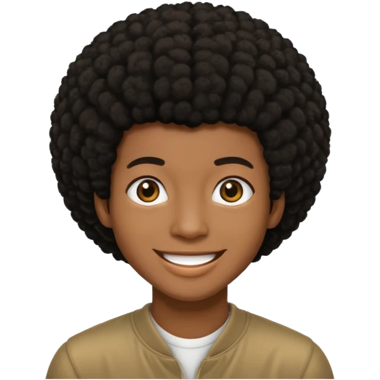 CoryxKenshin with black afro hair emoji