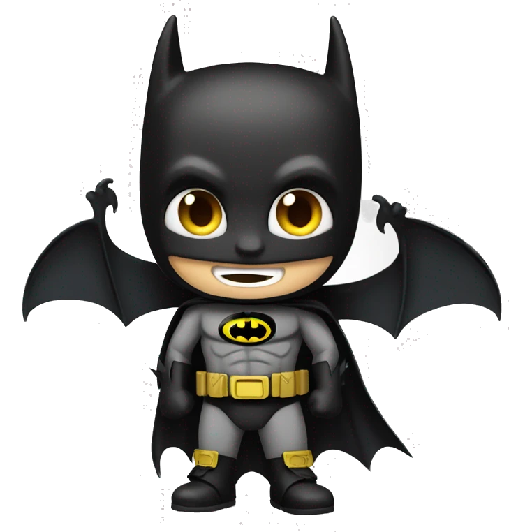 Batman with dragon tail emoji