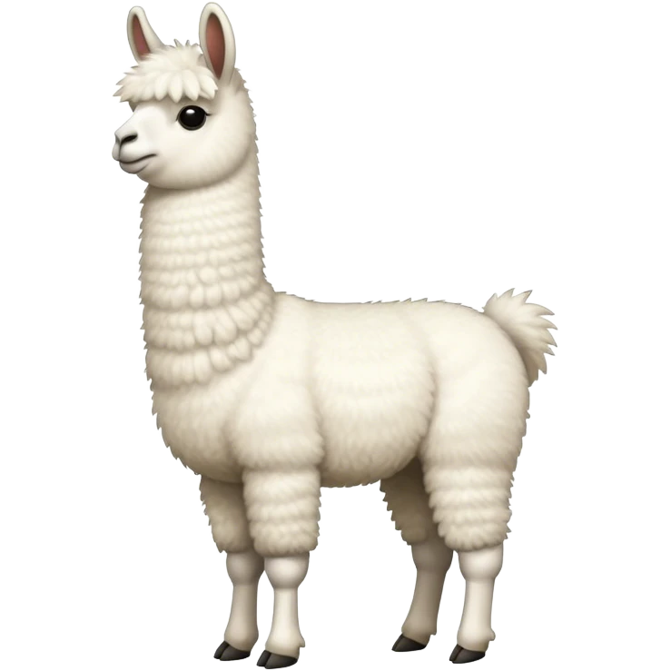 White llama emoji