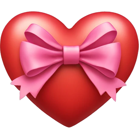 heart with a bow emoji