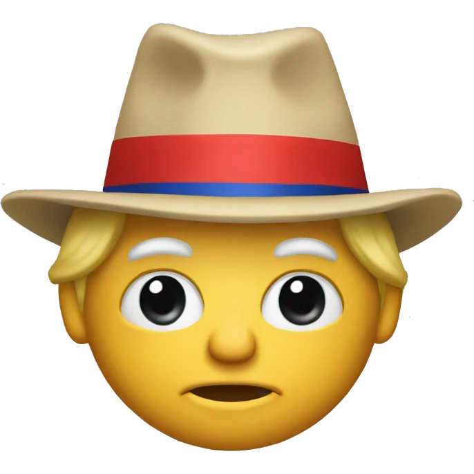 Trump with hat  emoji