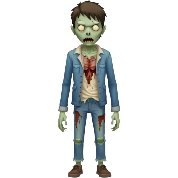 skinny zombie emoji