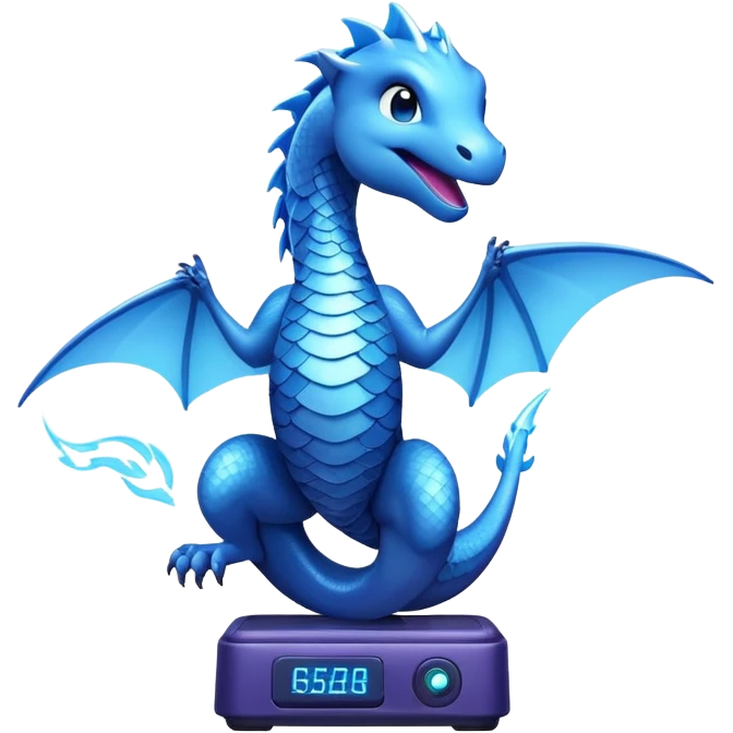Lila Elektrodrache  emoji