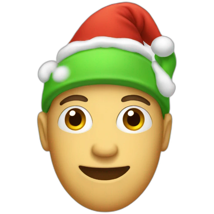 Christmas hat emoji