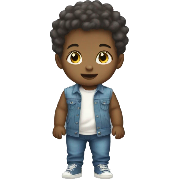 baby boy with hair5 and white skin full length emoji