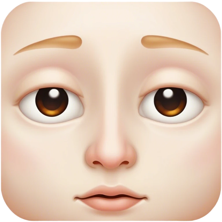 Nose without rest of face emoji