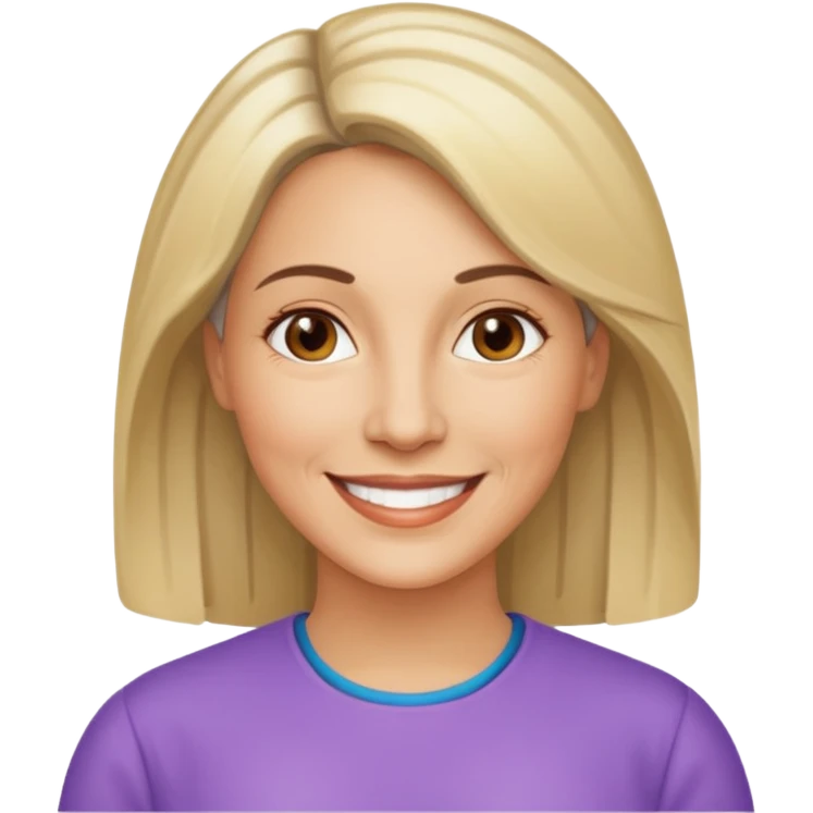 Chica con mechas de 45 años se llama Lourdes y es su santo emoji