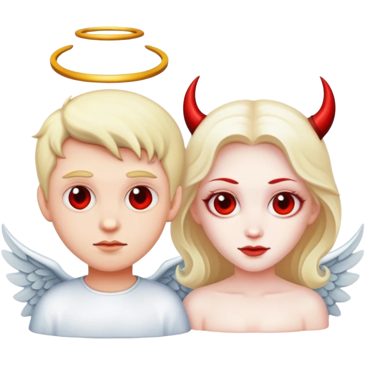 천사와 악마 emoji
