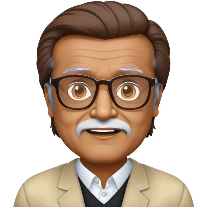 rajinikanth wearing glass emoji