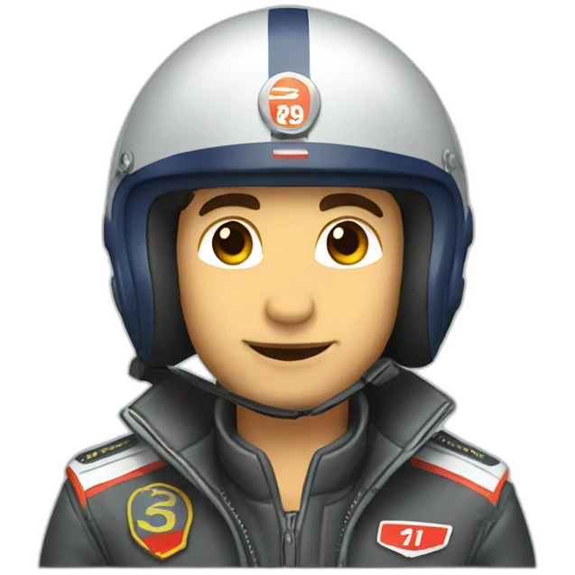 Piloto carreras emoji