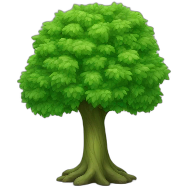green tree emoji