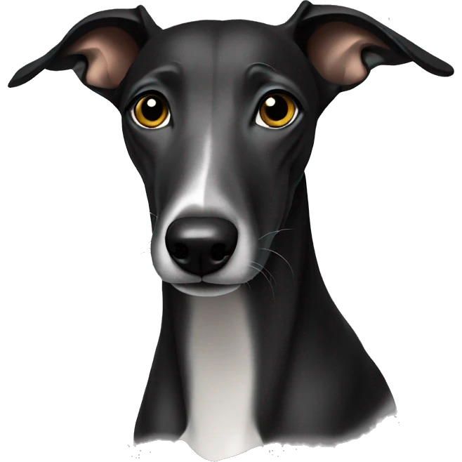 black greyhound emoji