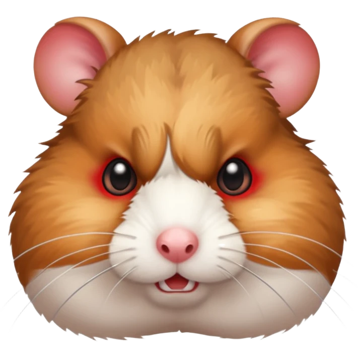 hamster being angry emoji