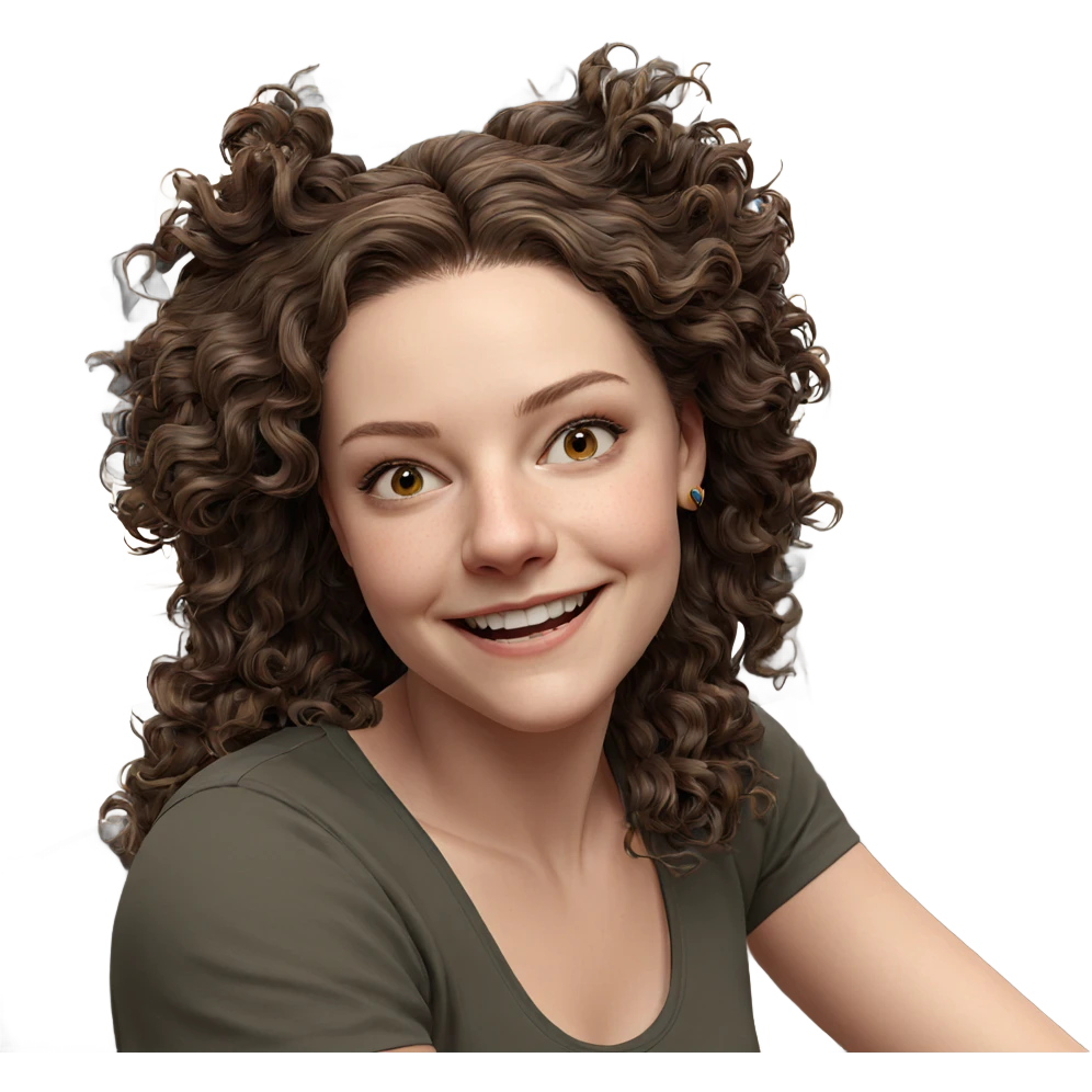 realistic portrait of a girl emoji