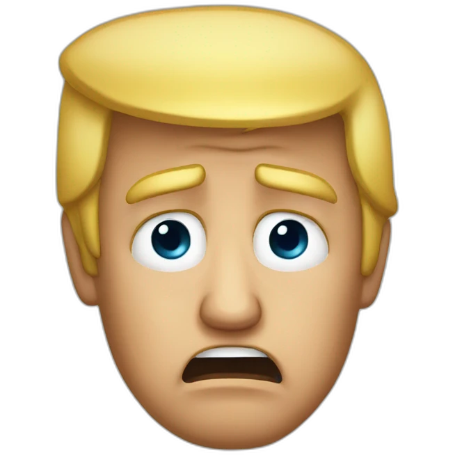 donald trump crying emoji
