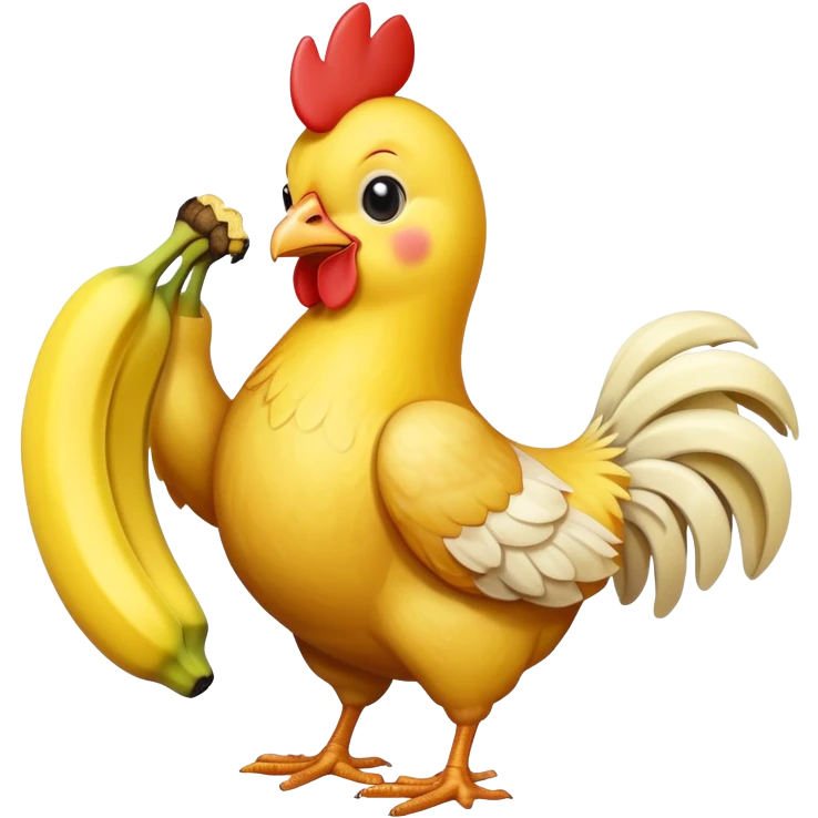 Chicken banana  emoji