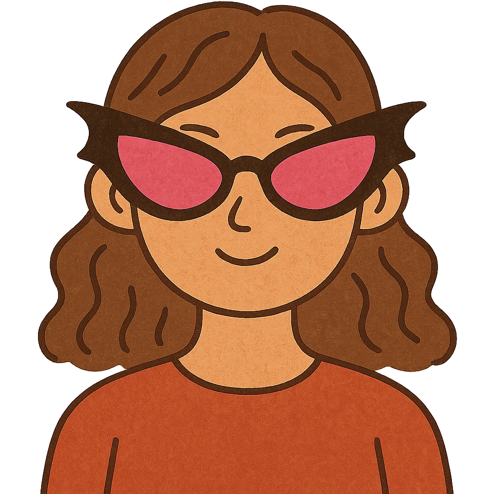 BLACKPINK-inspired gothic sunglasses, minimal and bold, black and pink, no hearts emoji