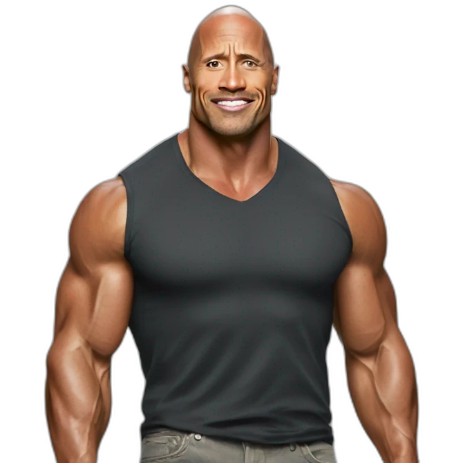 Meme dwayne Johnson emoji