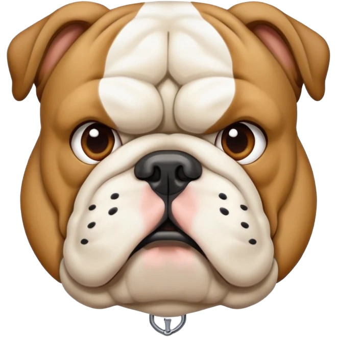 bulldog with a security badge emoji