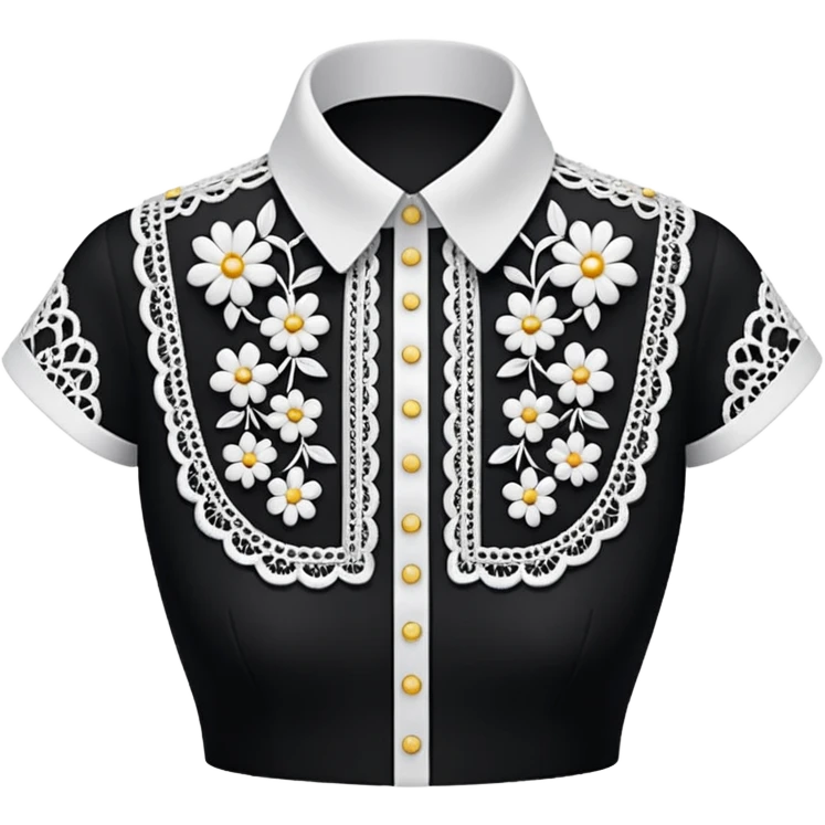 decorative shirt collar emoji