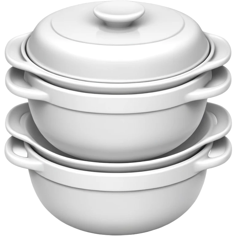 bowls with lids stacked emoji
