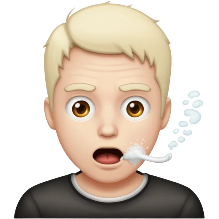 frothing at the mouth emoji