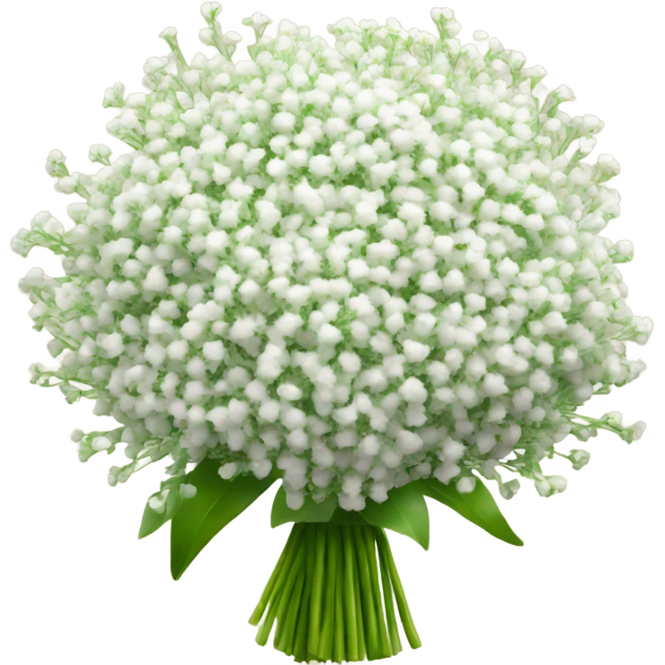 baby’s breath bouquet emoji