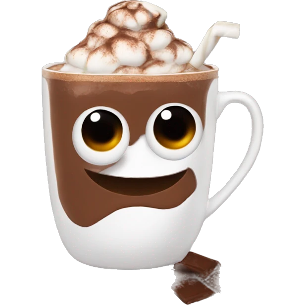 Hot chocolate emoji
