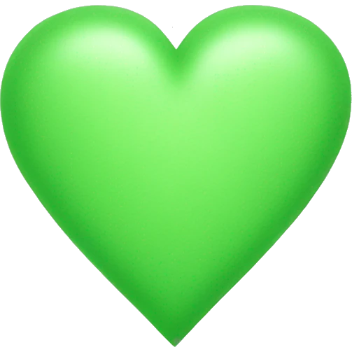 soft green heart emoji