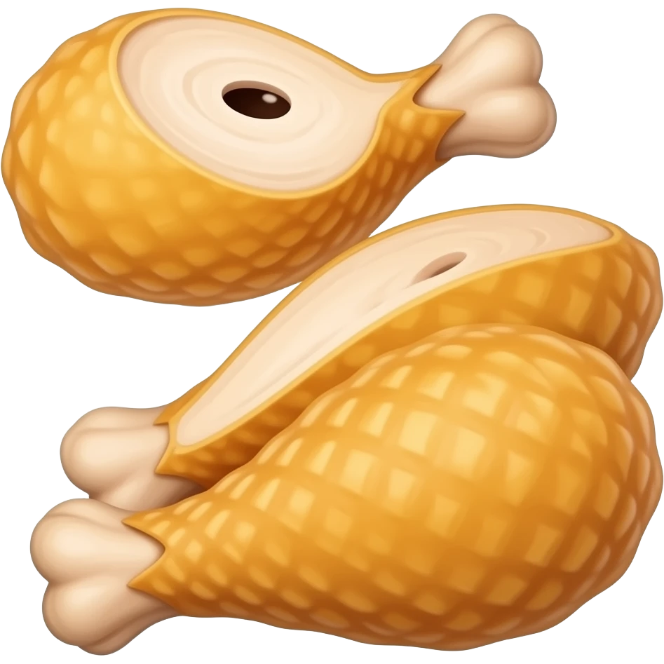 bon less ciken popers. emoji