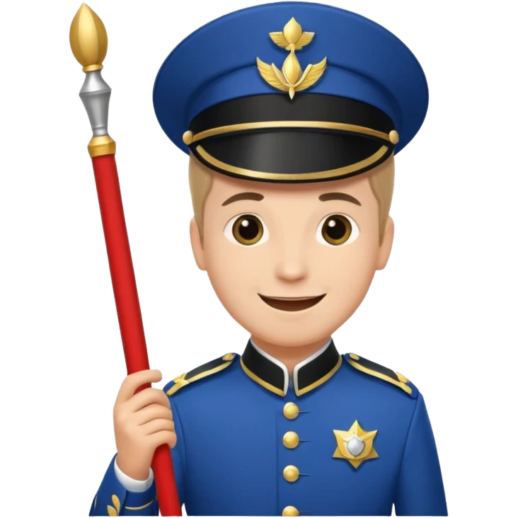 drum major emoji