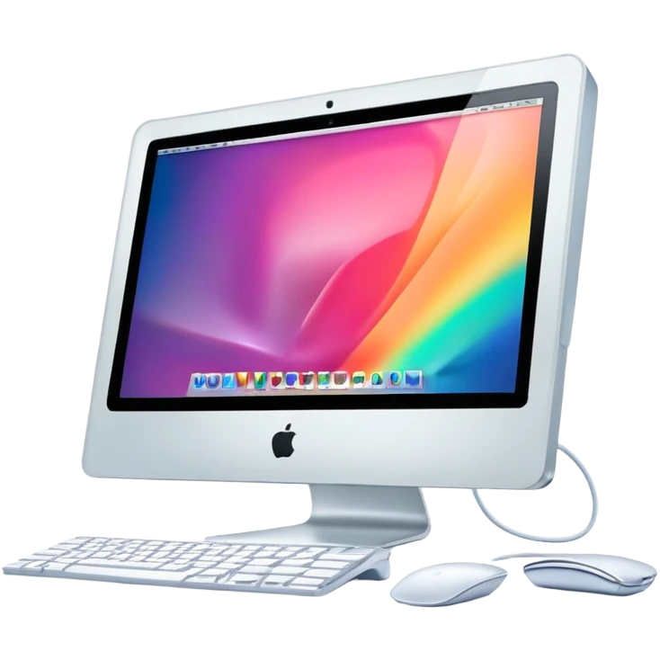 Apple iMac Y2K emoji