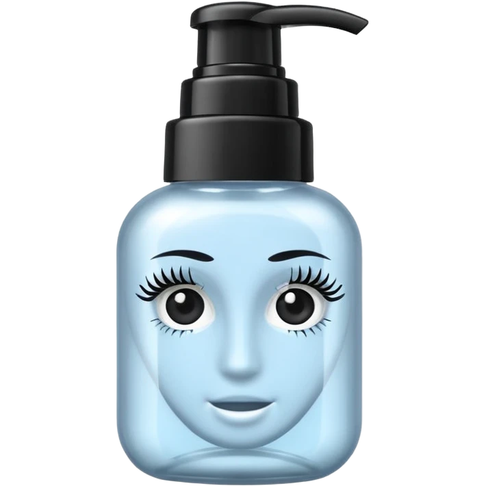 eyelash shampoo bottle emoji