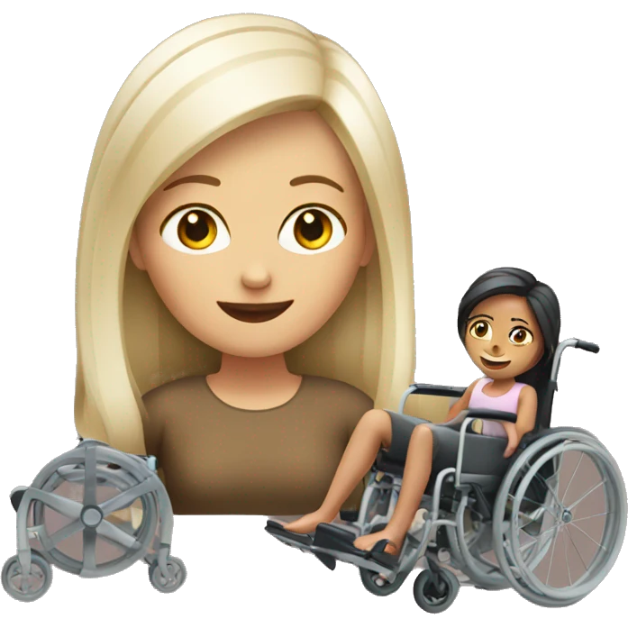 Lady on wheelchair  emoji