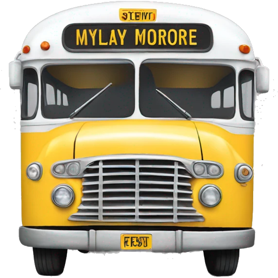 Marilyn Monroe  bus emoji