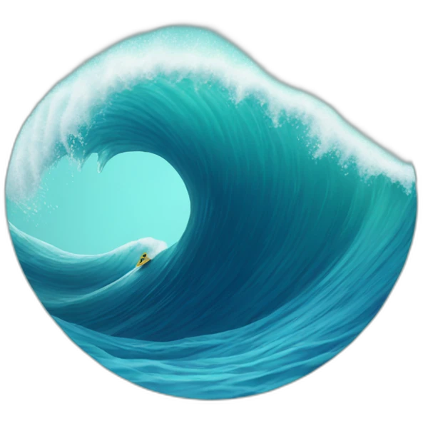 big wave emoji