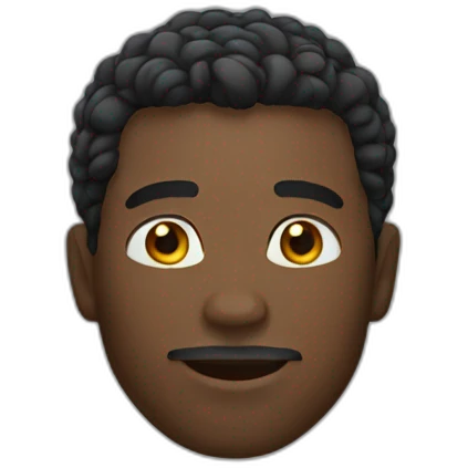 Black man emoji