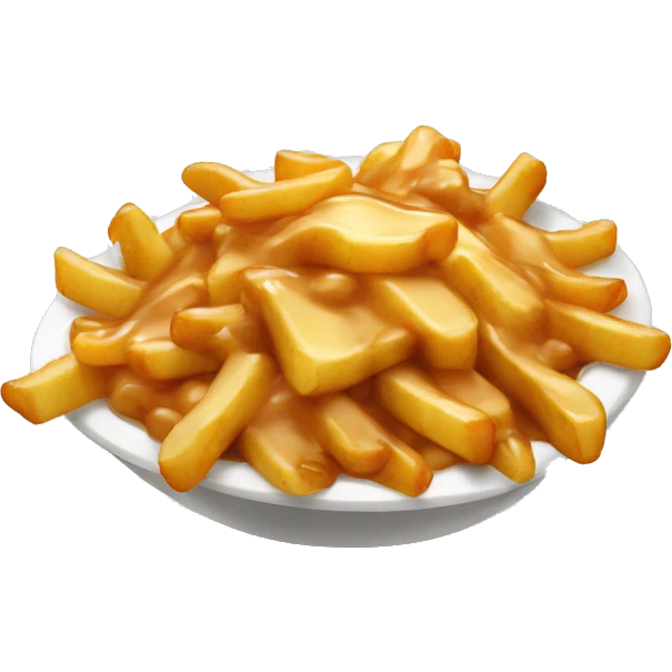 Poutine extra sauce emoji