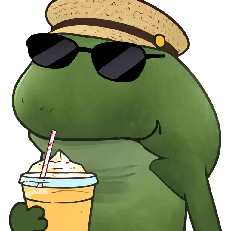 Ice coffee  emoji