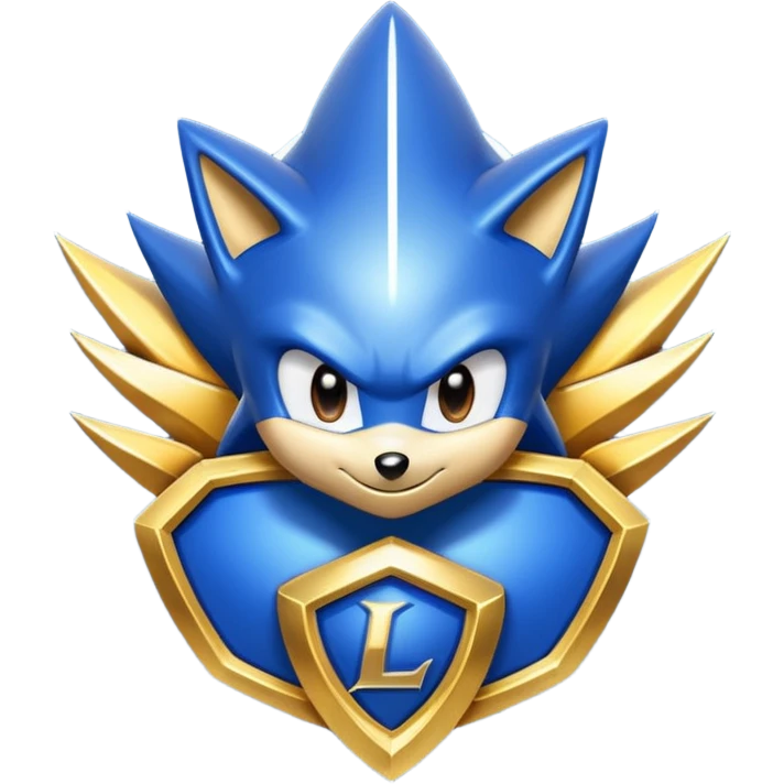 super sonic legend rank from the game rocket league the logo for it  emoji