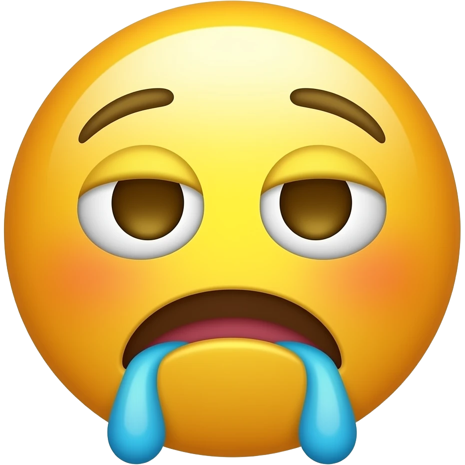 retard drool emoji emoji