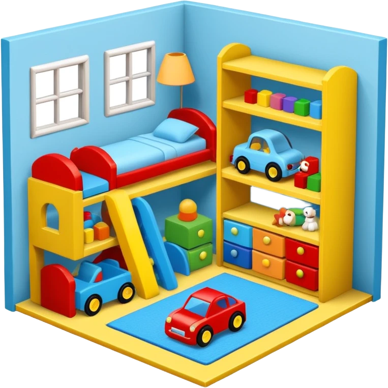 Clean kid room emoji