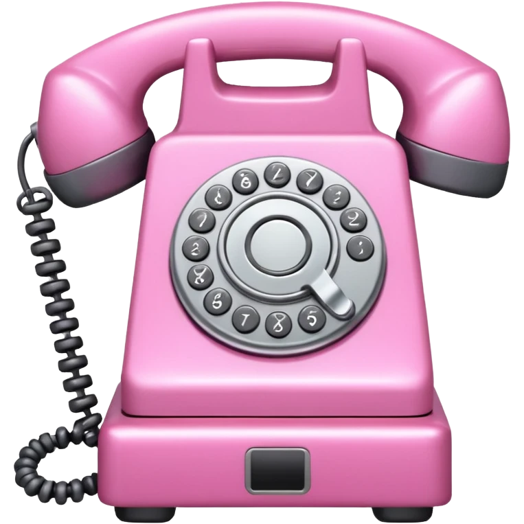 pink callphone setting gear emoji