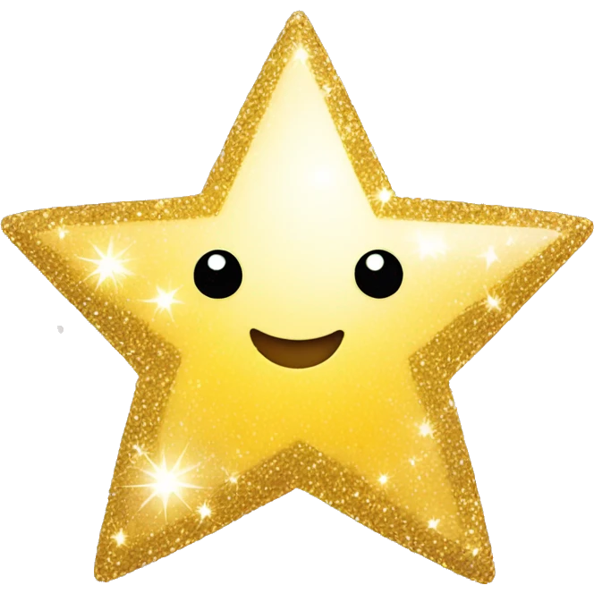 Sparkling star emoji
