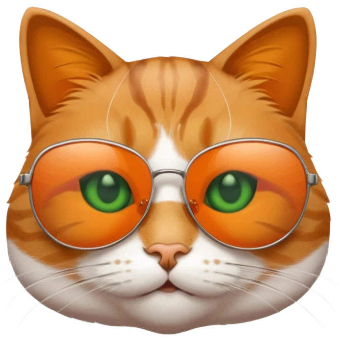 Cat wearing sunglasses emoji