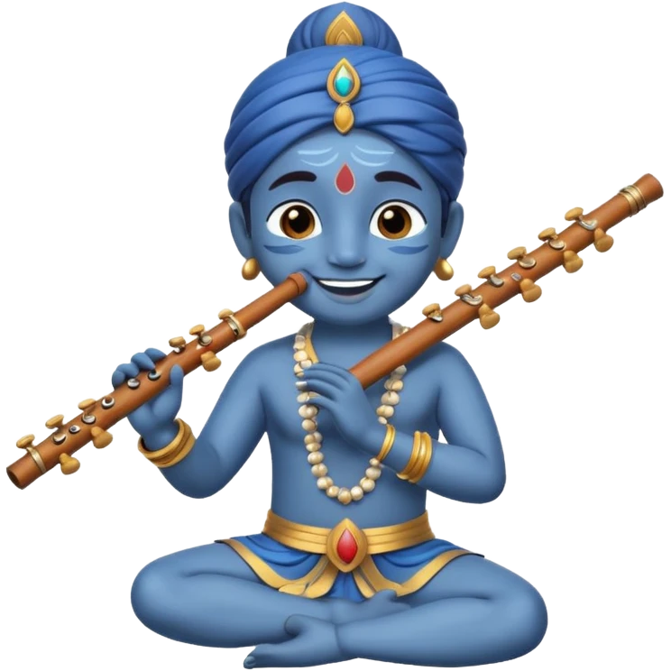 small emoji of god Krishna used for text emoji
