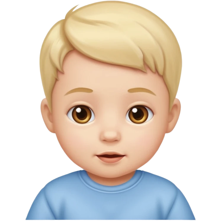a cute baby emoji