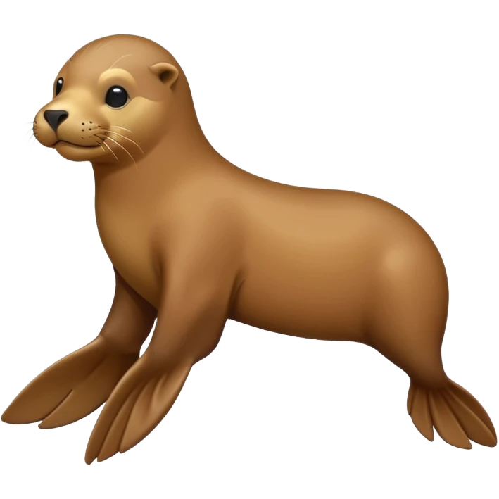 a sea lion hugging emoji